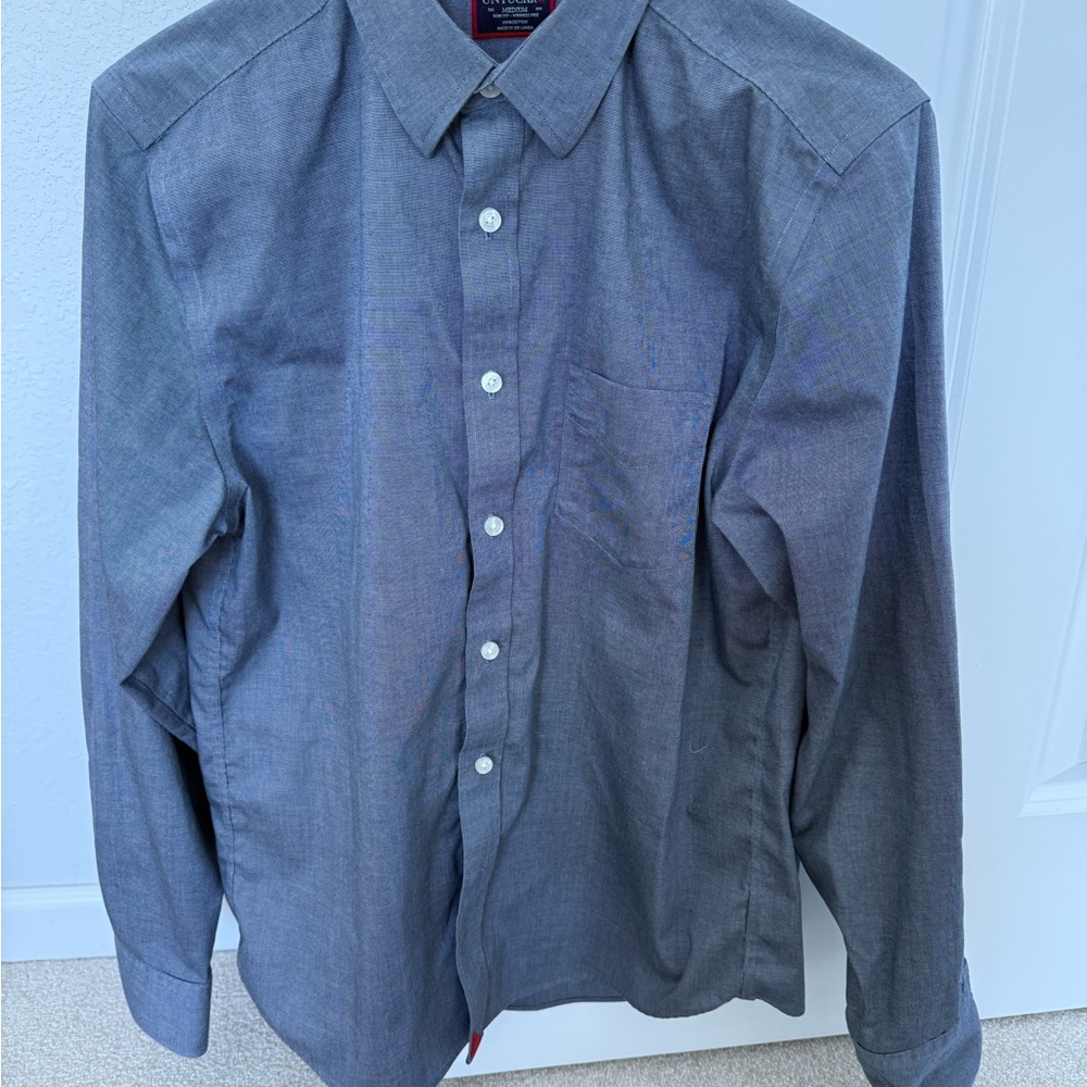 UNTUCKit Charcoal Casual Button-Down Shirt